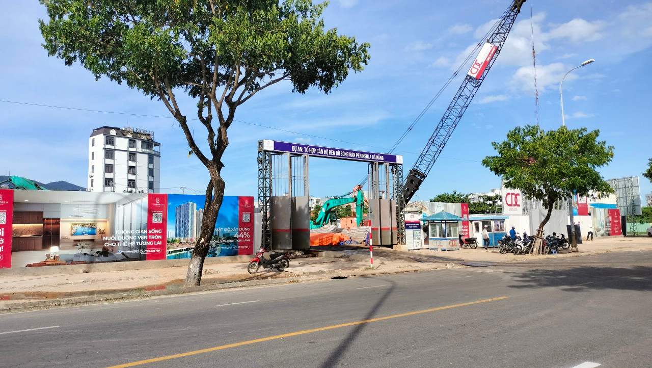 Dự án Tổ hợp căn hộ bên bờ sông Hàn. Ảnh: Nguyễn Thành Dự án Tổ hợp căn hộ bên bờ sông Hàn. Ảnh: Nguyễn Thành