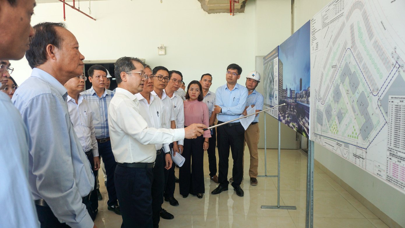 Mới đây, ông Nguyễn Văn Quảng - Bí thư Thành ủy Đà Nẵng, đã đến kiểm tra dự án và yêu cầu Ban Quản lý dự án, Sở Thông tin và Truyền thông hoàn thành việc xây dựng trước ngày 30/8/2024 để mời gọi, thu hút nhà đầu tư, tránh để lãng phí công trình kéo dài.