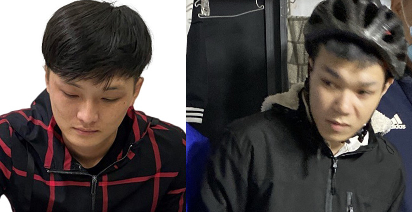 Hai đối tượng Trương Đình Kiệt (phải) và Lê Văn Bình bị bắt giữ. Ảnh: CA. Hai đối tượng Trương Đình Kiệt (phải) và Lê Văn Bình bị bắt giữ. Ảnh: CA.