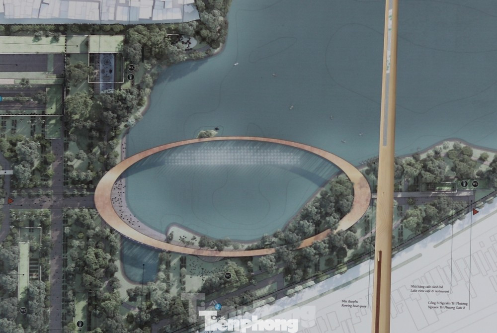 Phương án kiến trúc “Chiếc nhẫn vì hòa bình” do Công ty Singapore thiết kế, đề xuất. Phương án kiến trúc “Chiếc nhẫn vì hòa bình” do Công ty Singapore thiết kế, đề xuất.