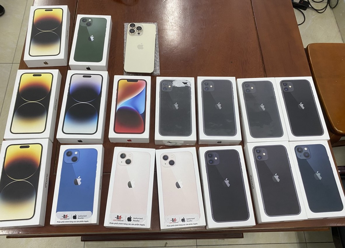 Tang vật vụ án. Ảnh: CA