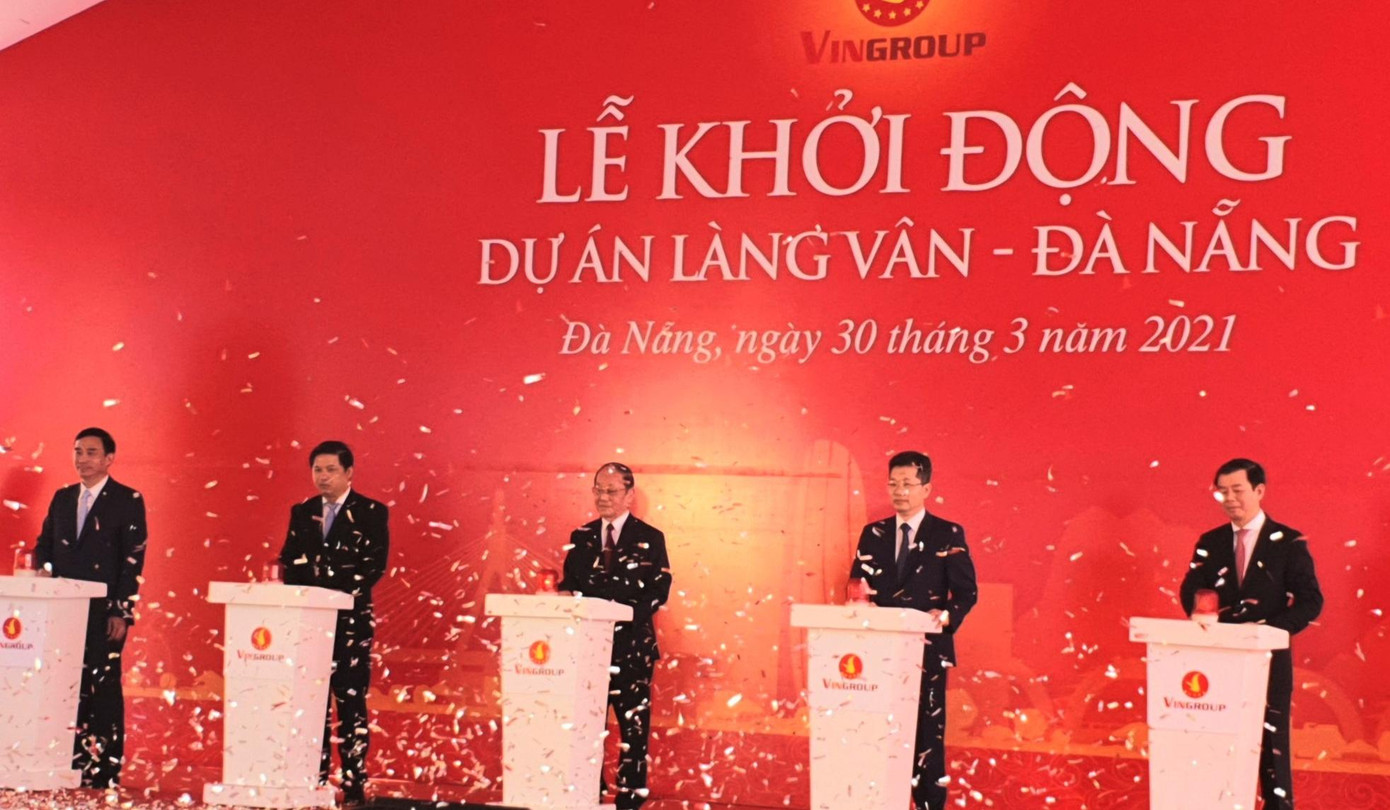 Quang cảnh lễ khởi động dự án Làng Vân.