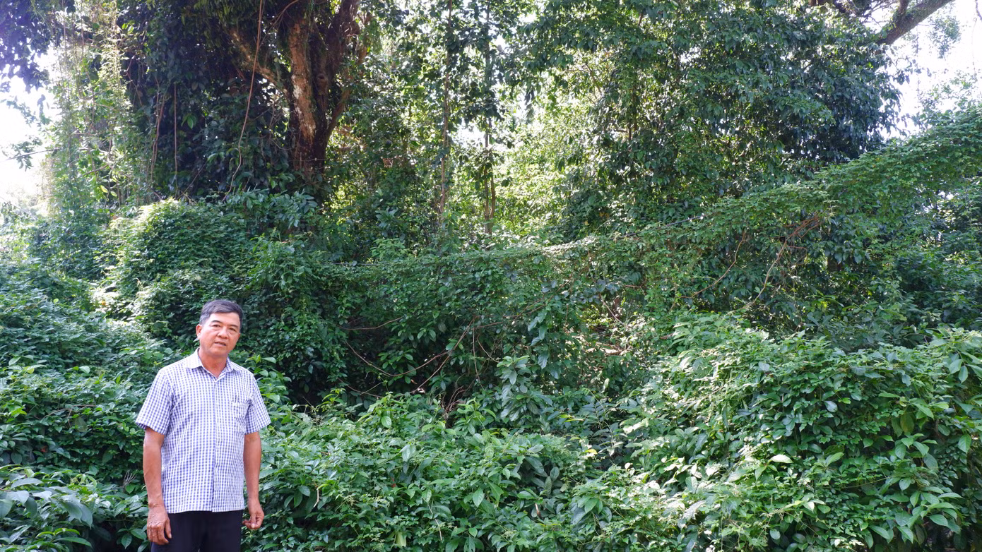 Ông Hà Thúc Vinh, Trưởng thôn Trung Sơn.