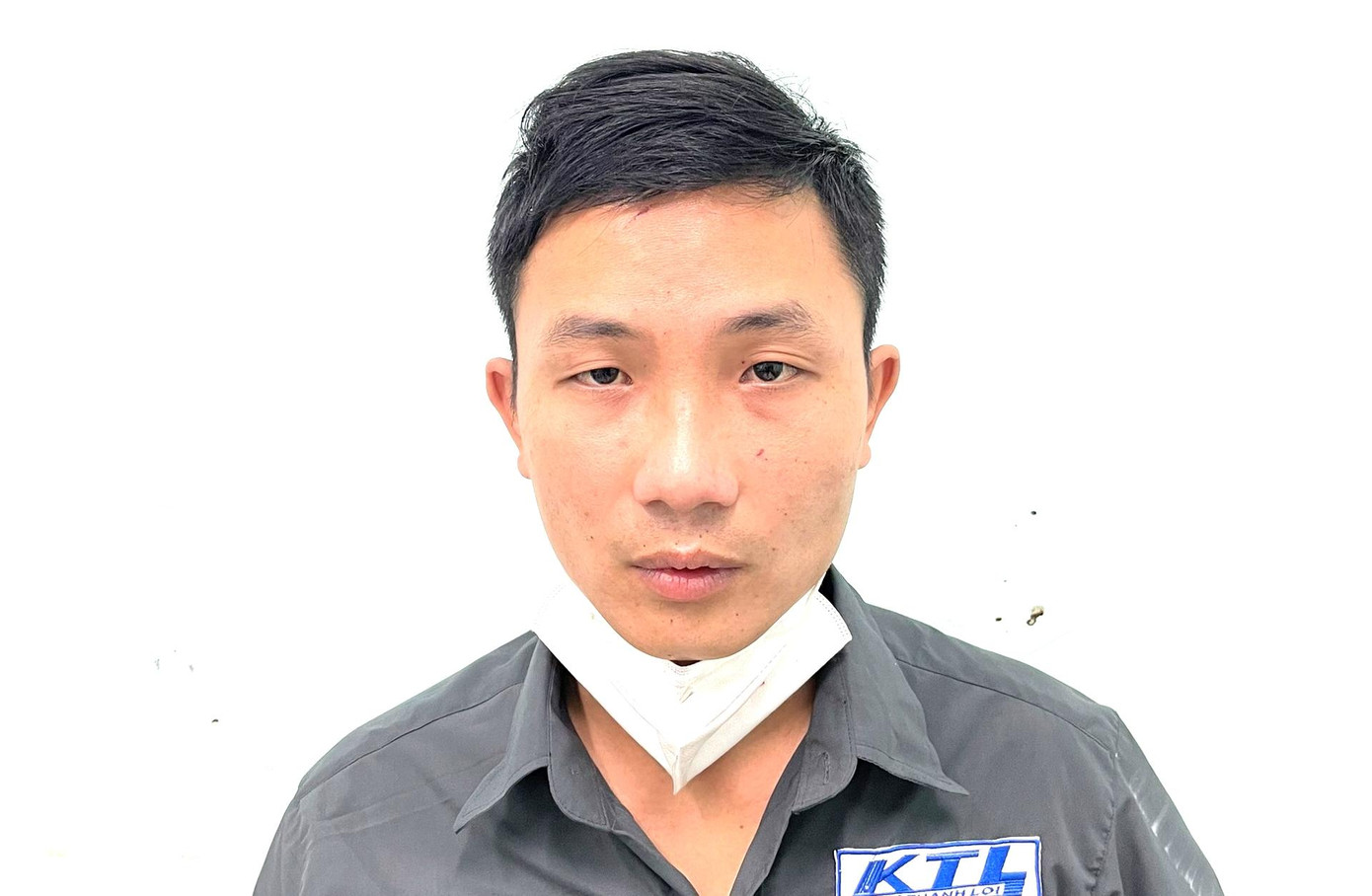 Đối tượng Nhật tại cơ quan công an. ảnh: X.T