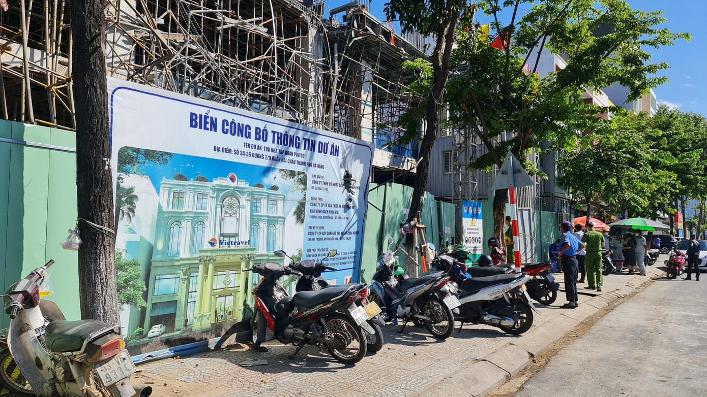 Hiện trường vụ việc.