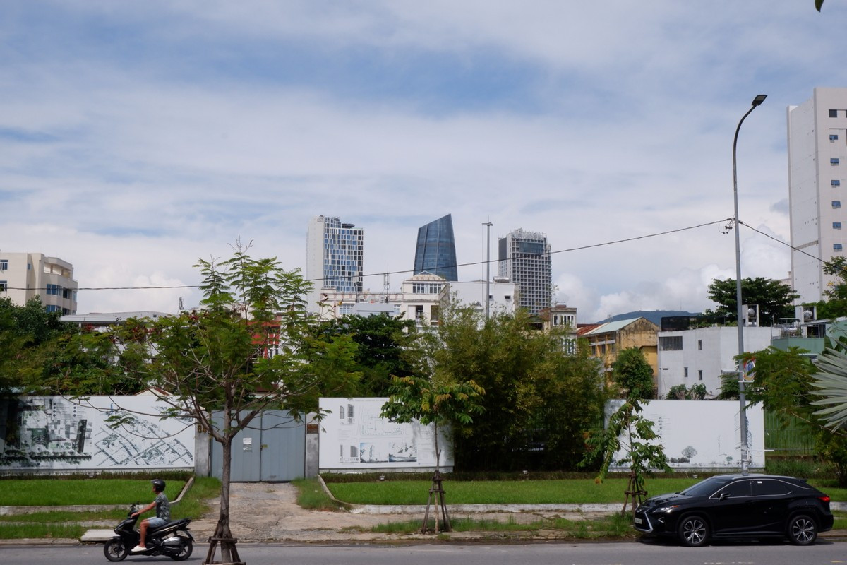 Hiện trạng dự án tại 84 Hùng Vương.