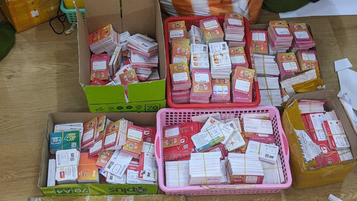 Tang vật vụ án.