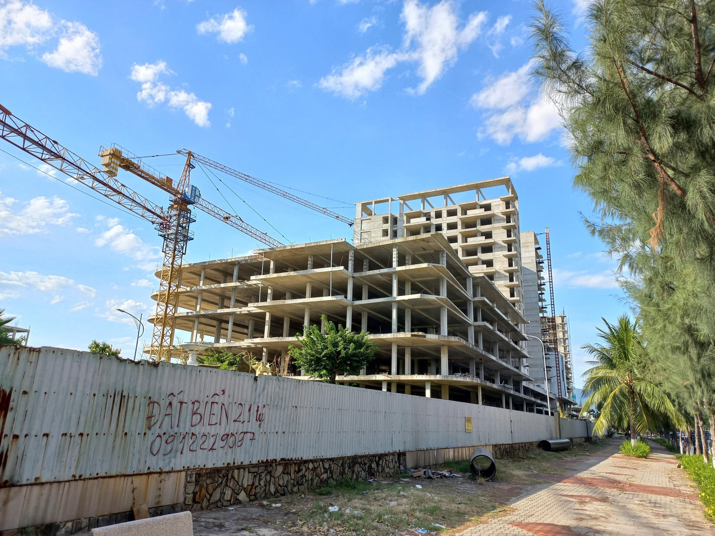 Dự án khu đô thị quốc tế Đa Phước có nhiều sai phạm theo kết luận của Thanh tra Chinh phủ. Quá trình thực hiện theo kết luận của Thanh tra gặp nhiều vướng mắc, khó khăn, Đà Nẵng đã báo cáo Trung ương để sớm tháo gỡ. Ảnh: Nguyễn Thành