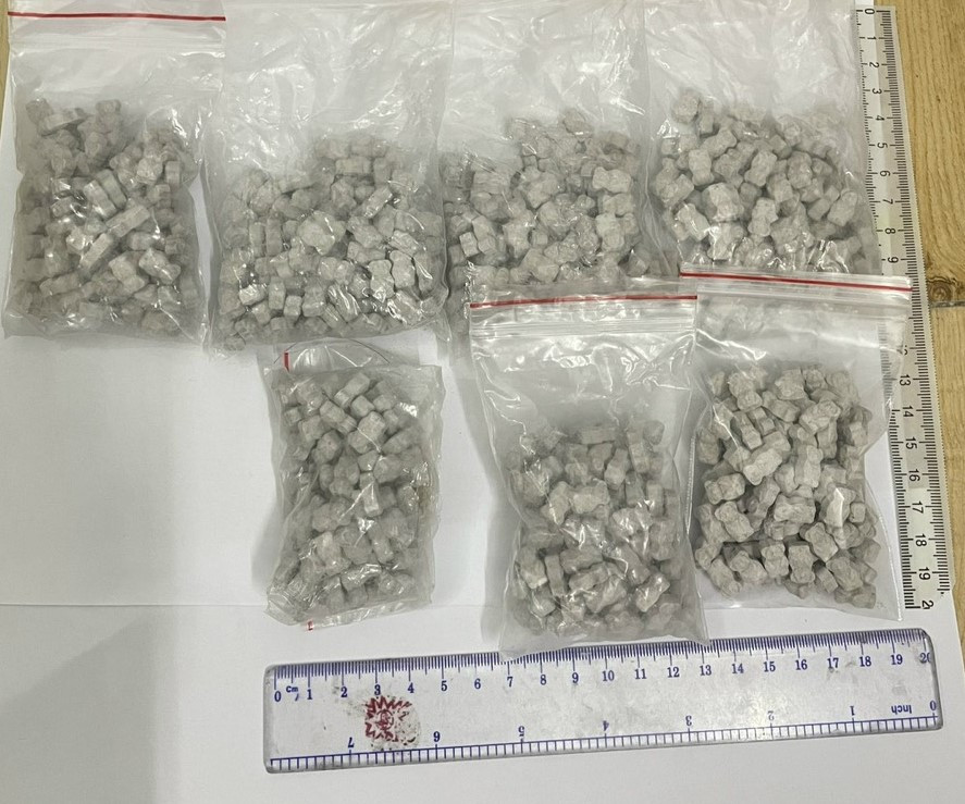 Tang vật ma túy Công an thu giữ được. Tang vật ma túy Công an thu giữ được.