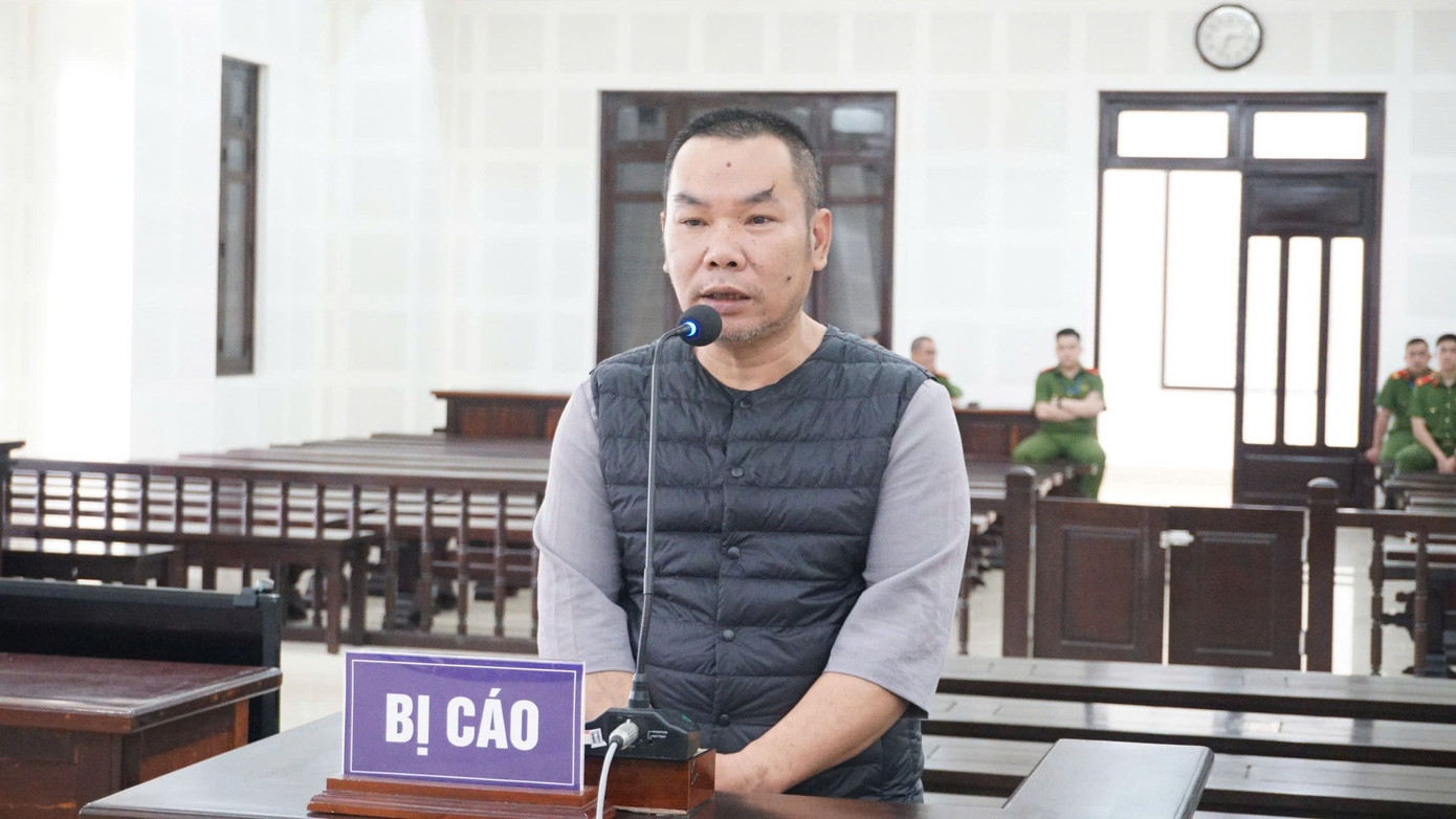 Bị cáo Lê Thừa Sơn tại phiên tòa. Bị cáo Lê Thừa Sơn tại phiên tòa.