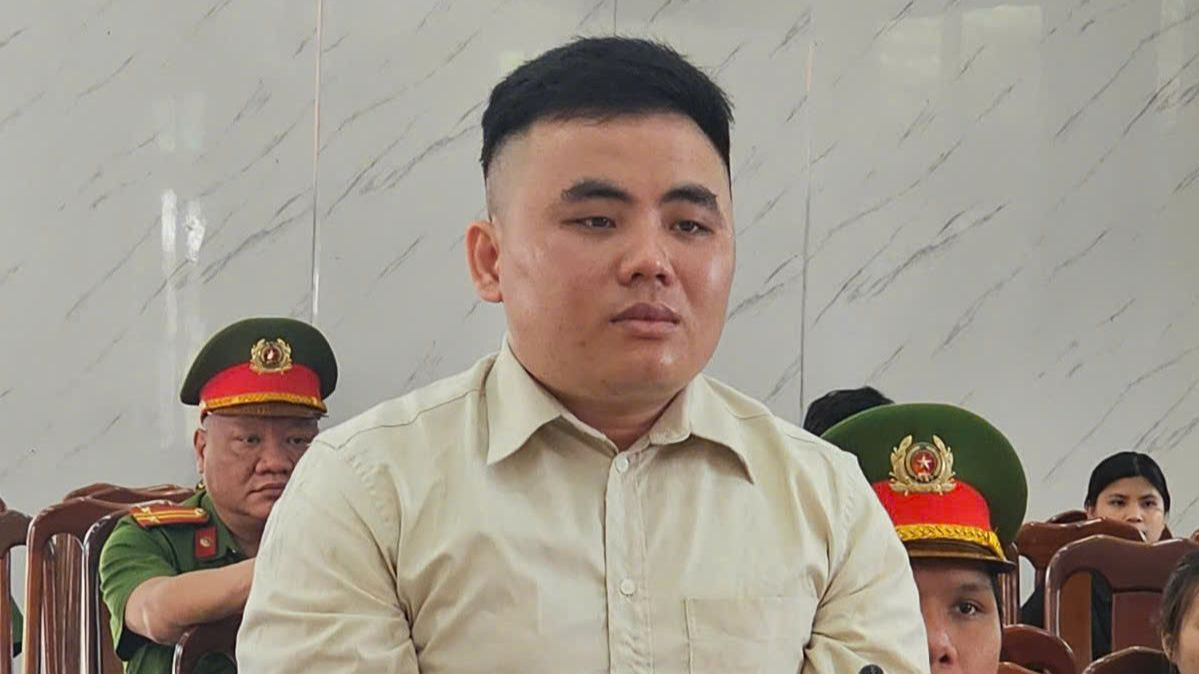 Bị cáo Phan Văn Minh tại tòa.