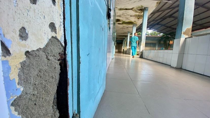 Cảnh xuống cấp tại Bệnh viện Tâm thần Đà Nẵng.