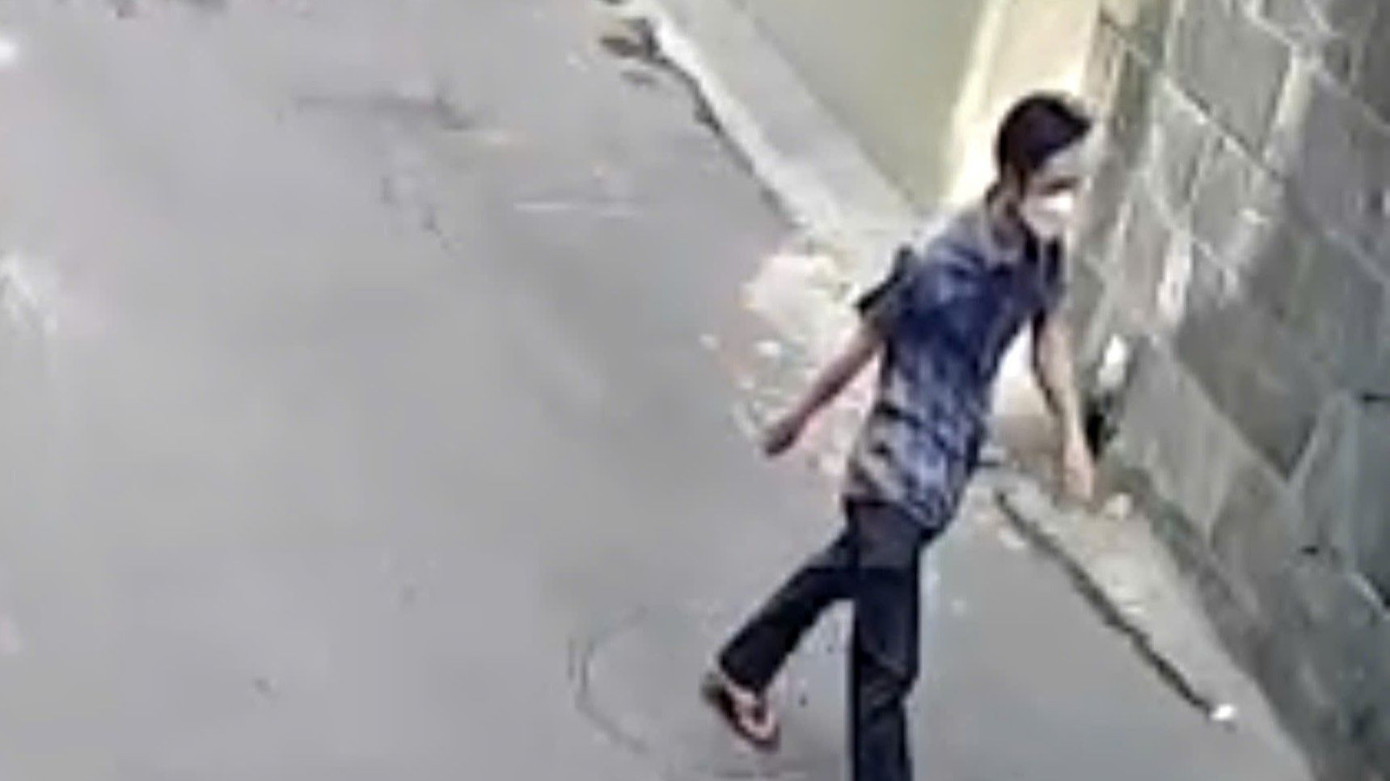 Hình ảnh được camera ghi lại, dù bịt mặt nhưng Công an TP. Đà Nẵng vẫn truy ra "siêu trộm" Phan Văn Thương.