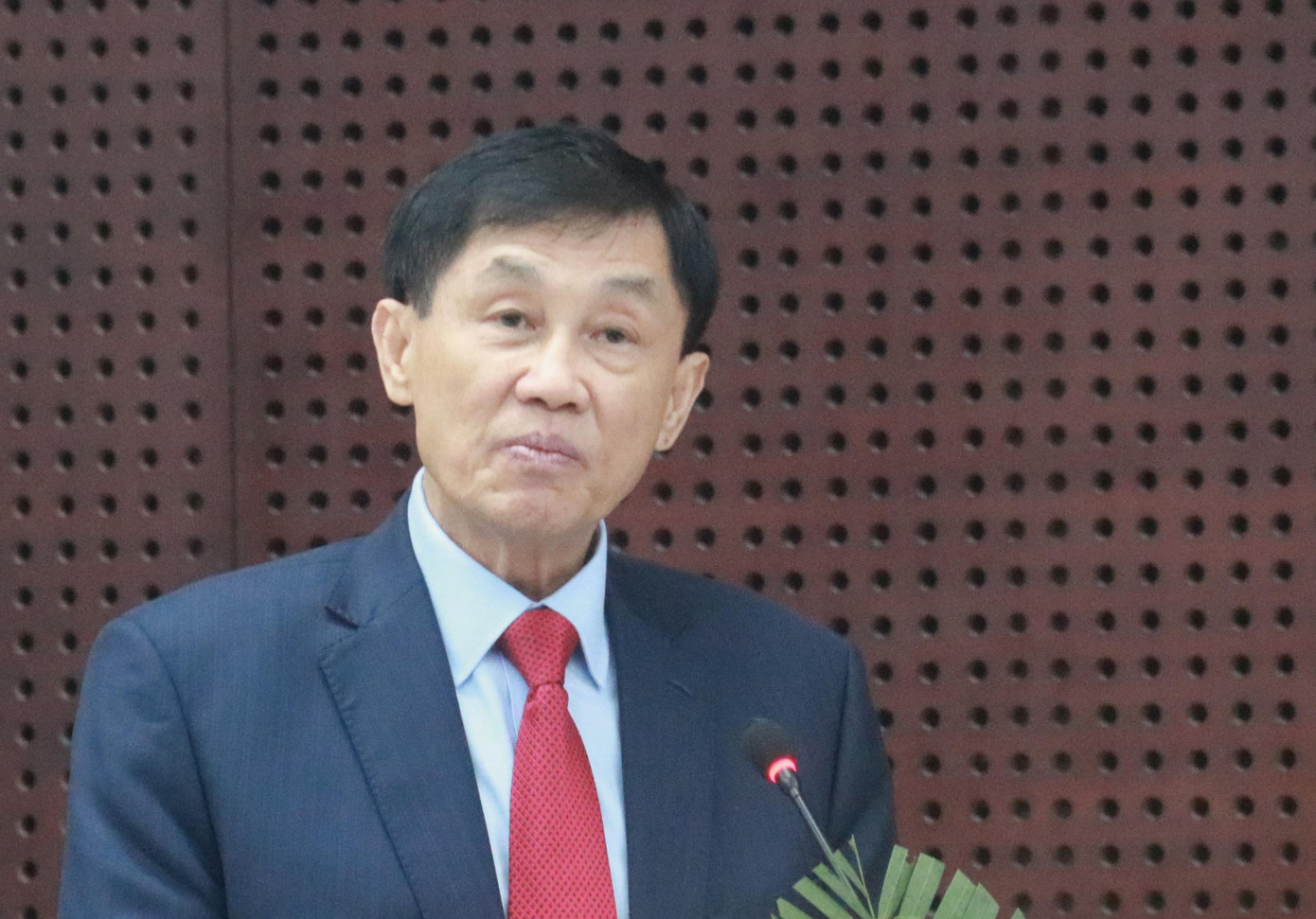 Ông Johnathan Hạnh Nguyễn, Chủ tịch tập đoàn Liên Thái Bình Dương (IPPG) chia sẽ thông tin tại buổi họp báo. Ảnh: Nguyễn Thành Ông Johnathan Hạnh Nguyễn, Chủ tịch tập đoàn Liên Thái Bình Dương (IPPG) chia sẽ thông tin tại buổi họp báo. Ảnh: Nguyễn Thành