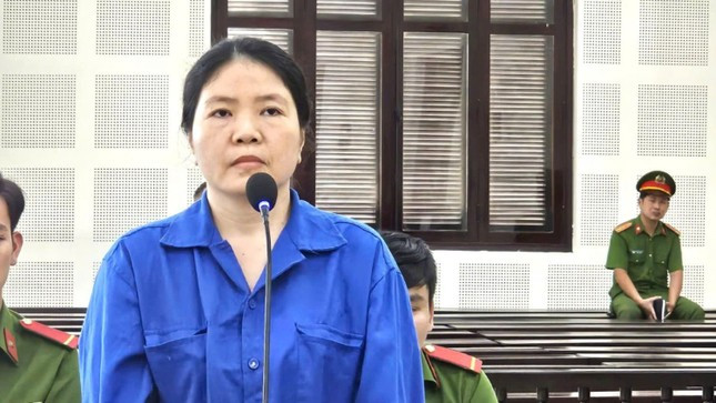 Đào Thị Như Lệ tại phiên tòa sơ thẩm. Đào Thị Như Lệ tại phiên tòa sơ thẩm.