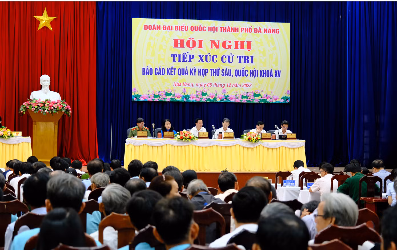 Quang cảnh buổi tiếp xúc.