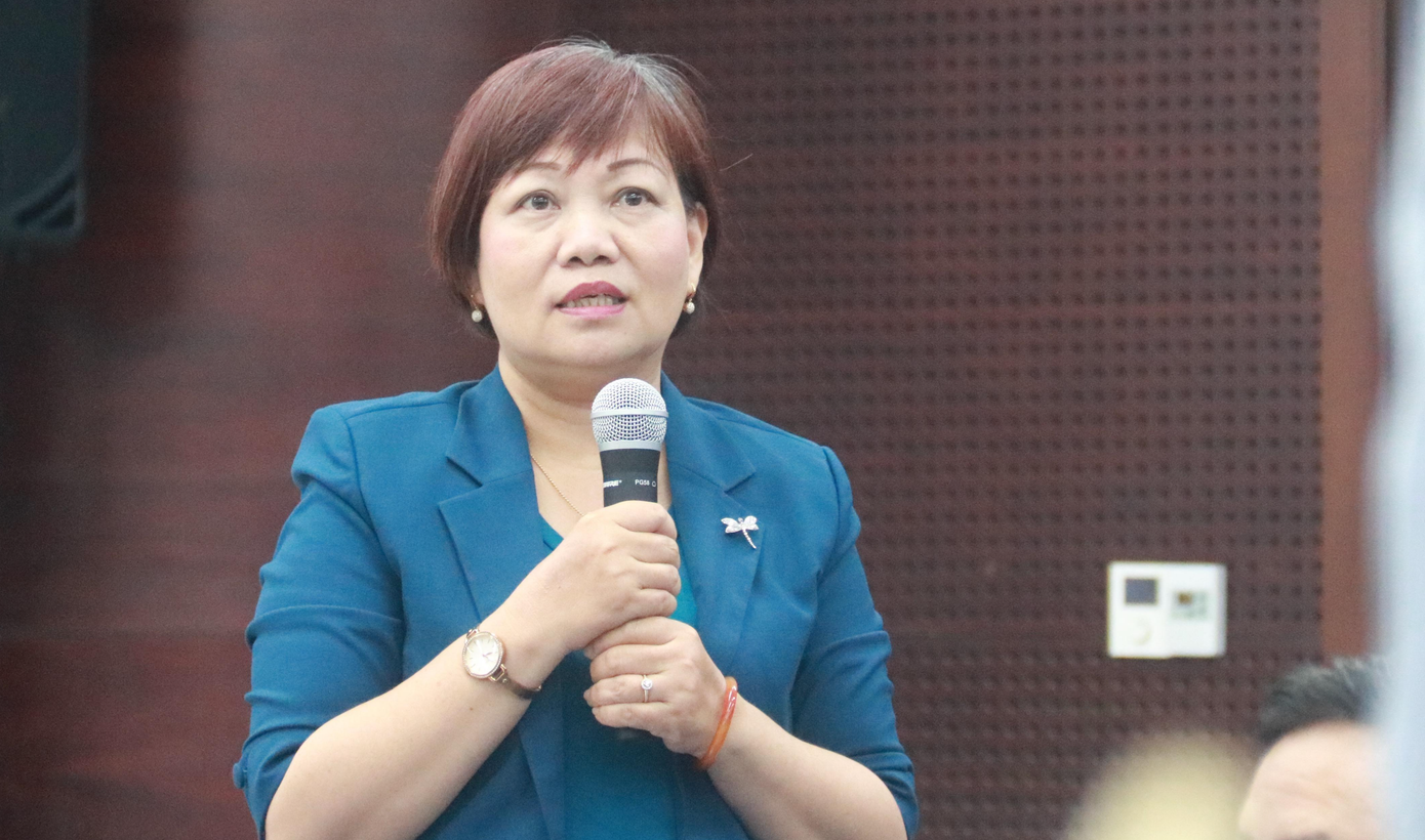 Bà Huỳnh Liên Phương, Giám đốc Ban Xúc tiến và hỗ trợ đầu tư TP Đà Nẵng. Ảnh: Nguyễn Thành