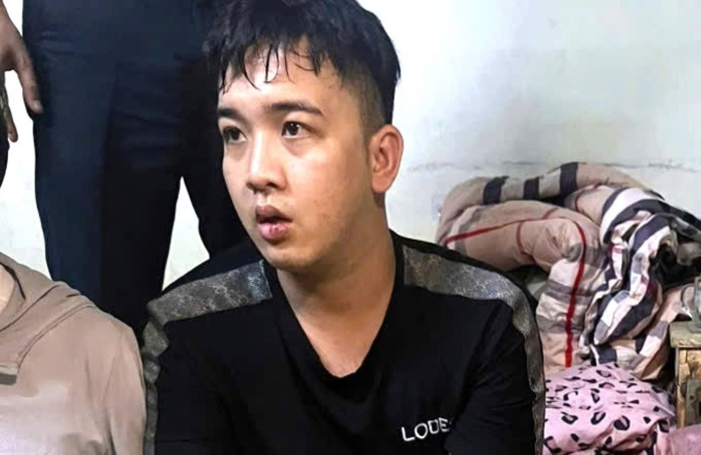 Đối tượng Võ Duy Đại lúc bị bắt giữ.