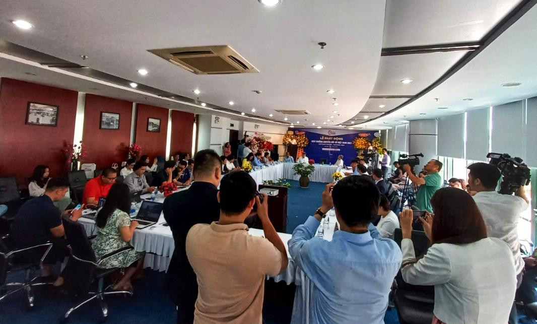 Quang cảnh buổi lễ phát động. Ảnh: Nguyễn Thành Quang cảnh buổi lễ phát động. Ảnh: Nguyễn Thành