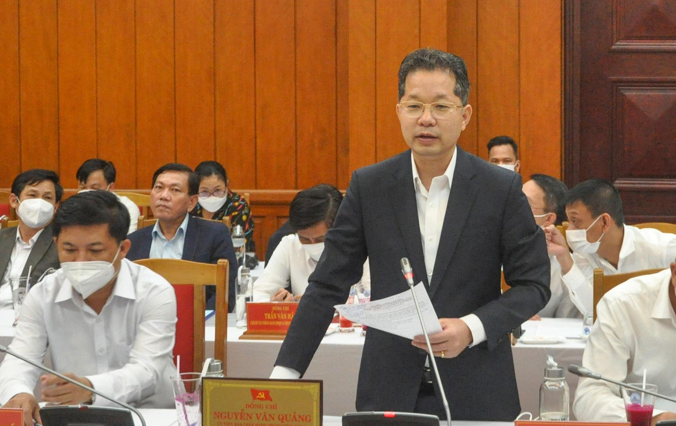 Ông Nguyễn Văn Quảng, Bí thư Thành ủy Đà Nẵng.