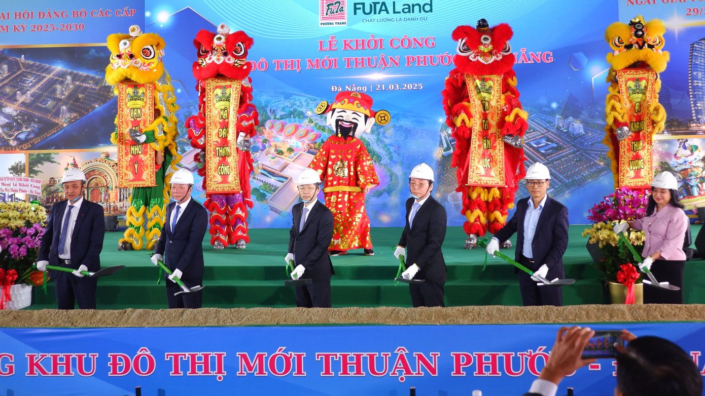 Lãnh đạo TP Đà Nẵng dự lễ khởi công dự án vào ngày 21/3/2025. Lãnh đạo TP Đà Nẵng dự lễ khởi công dự án vào ngày 21/3/2025.