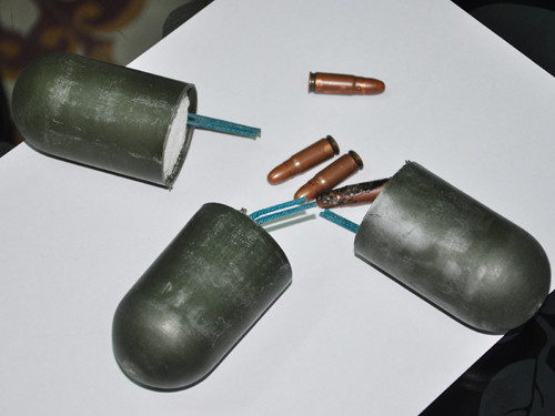 Tang vật thu giữ tại nhà đối tượng Hưng