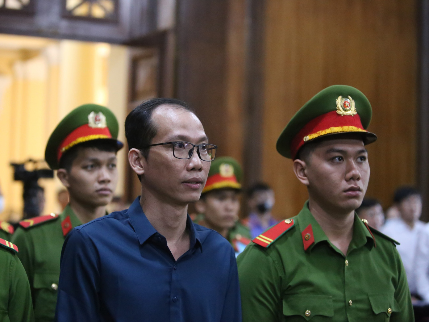 Bị cáo Nguyễn Văn Lợi tại phiên tòa.