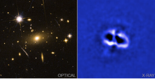 Hình ảnh cho thấy các lỗ thủng vũ trụ bí ẩn - Ảnh: Chandra/NASA