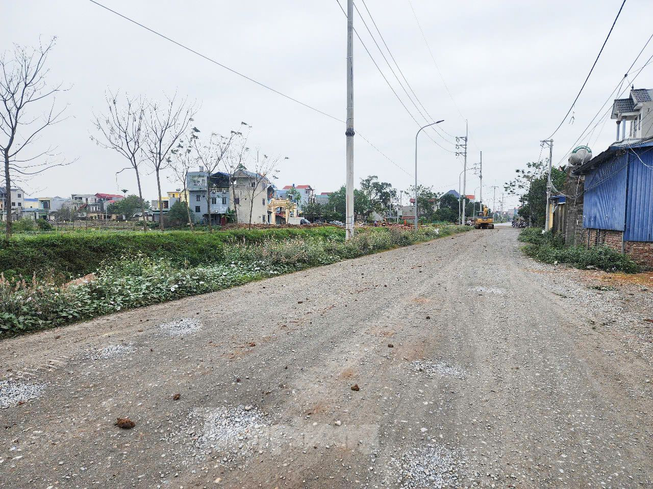 Một đoạn đường chưa được làm xong