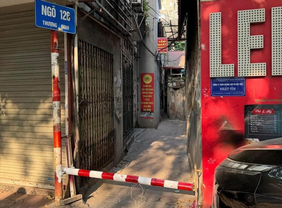 Ngõ 126 Thượng Đình lắp đặt barie Ngõ 126 Thượng Đình lắp đặt barie