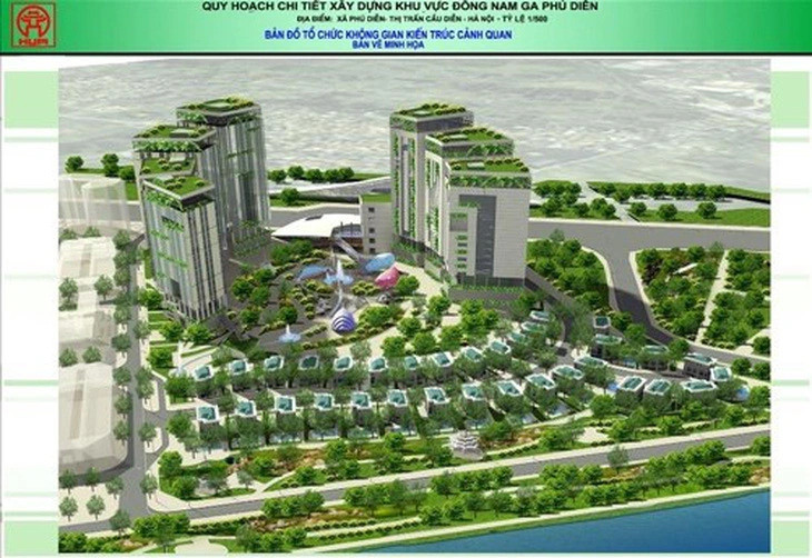 Quy hoạch chi tiết xây dựng khu vực Đông Nam ga Phú Diễn tỷ lệ 1/500 Quy hoạch chi tiết xây dựng khu vực Đông Nam ga Phú Diễn tỷ lệ 1/500