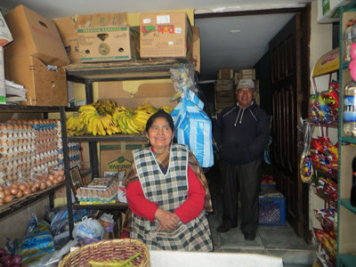 Người bán hàng ở Quito rất thân thiện