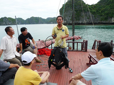 Hướng dẫn cách sử dụng thiết bị lặn