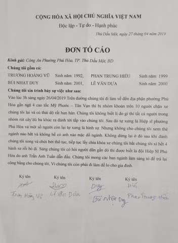 Công nhân tố đi làm đêm bị ‘hiệp sĩ’ Bình Dương chặn đánh ảnh 1