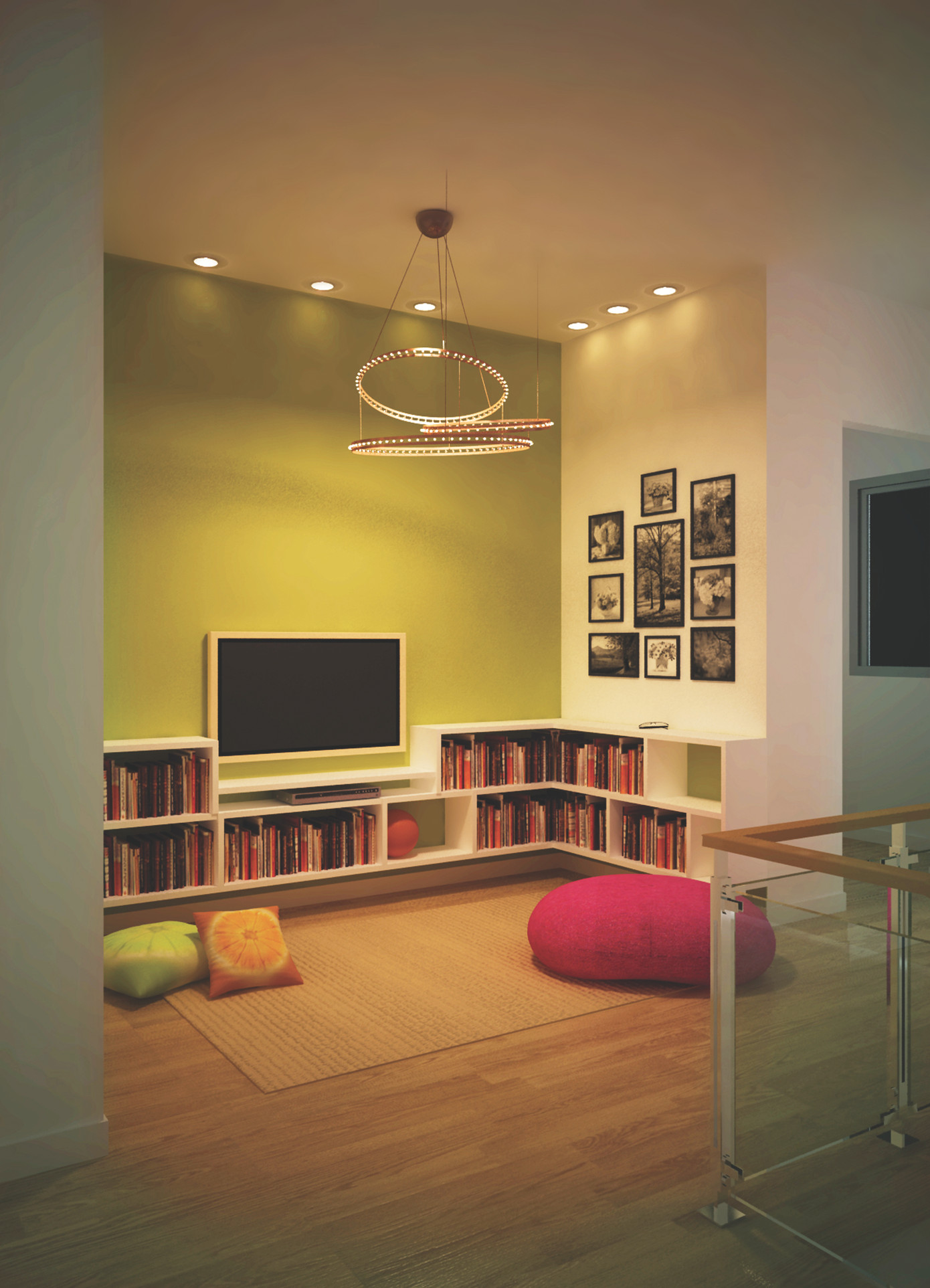 Thiết kế nội thất phòng sinh hoạt chung nhà mẫu loại 2 của dự án Mỹ Gia