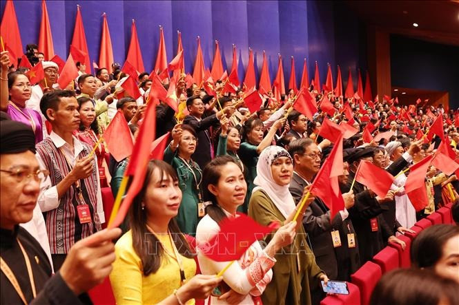 Các đại biểu dự phiên khai mạc Đại hội. Ảnh: TTXVN