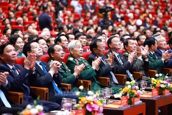 Các đại biểu dự phiên khai mạc trọng thể Đại hội. Ảnh: TTXVN