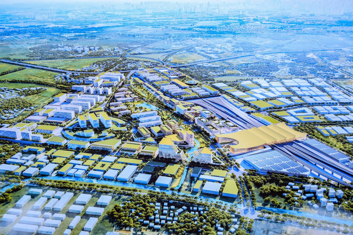 Phối cảnh tổ hợp Ngọc Hồi. Ảnh: Tạ Hải.