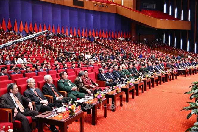 Các đại biểu dự phiên khai mạc trọng thể Đại hội. Ảnh: TTXVN
