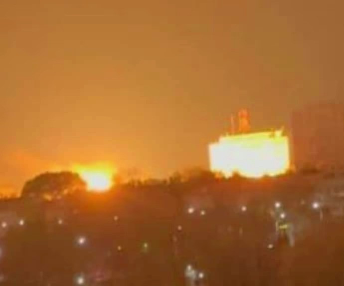 Hiện trường vụ cháy. (Ảnh: Telegram)