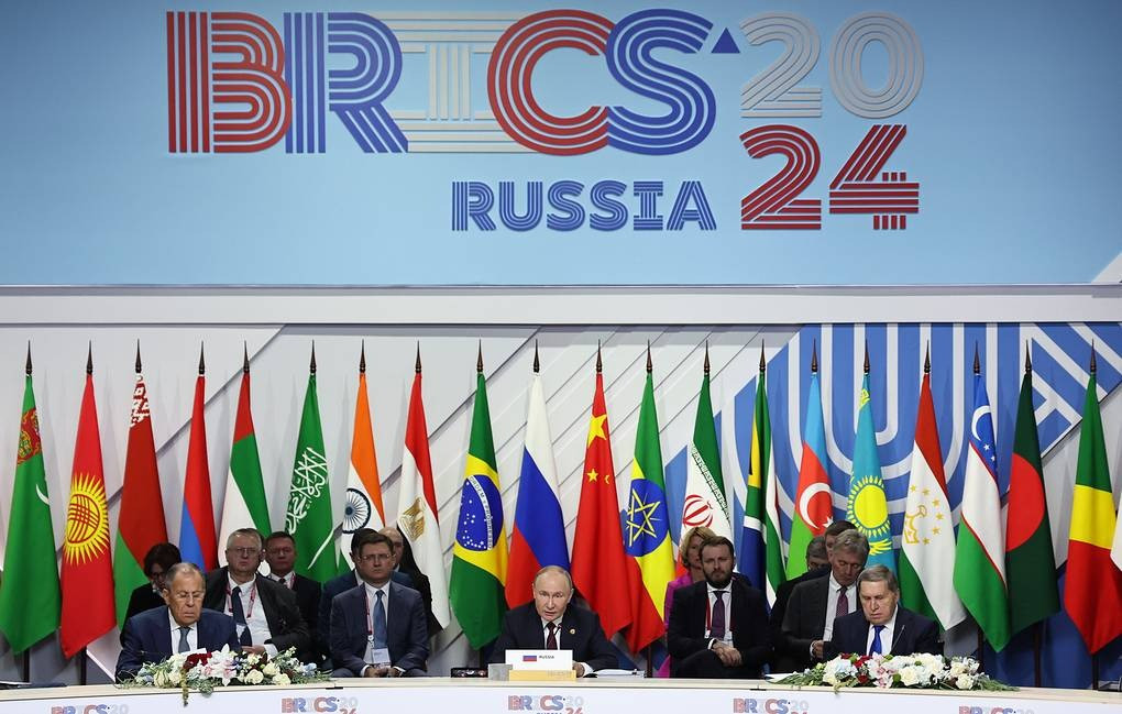 Hội nghị thượng đỉnh BRICS tại Kazan (Nga). (Ảnh: Tass) Hội nghị thượng đỉnh BRICS tại Kazan (Nga). (Ảnh: Tass)