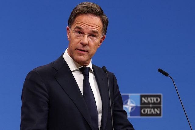 Tổng thư ký NATO Mark Rutte. (Ảnh: Reuters) Tổng thư ký NATO Mark Rutte. (Ảnh: Reuters)