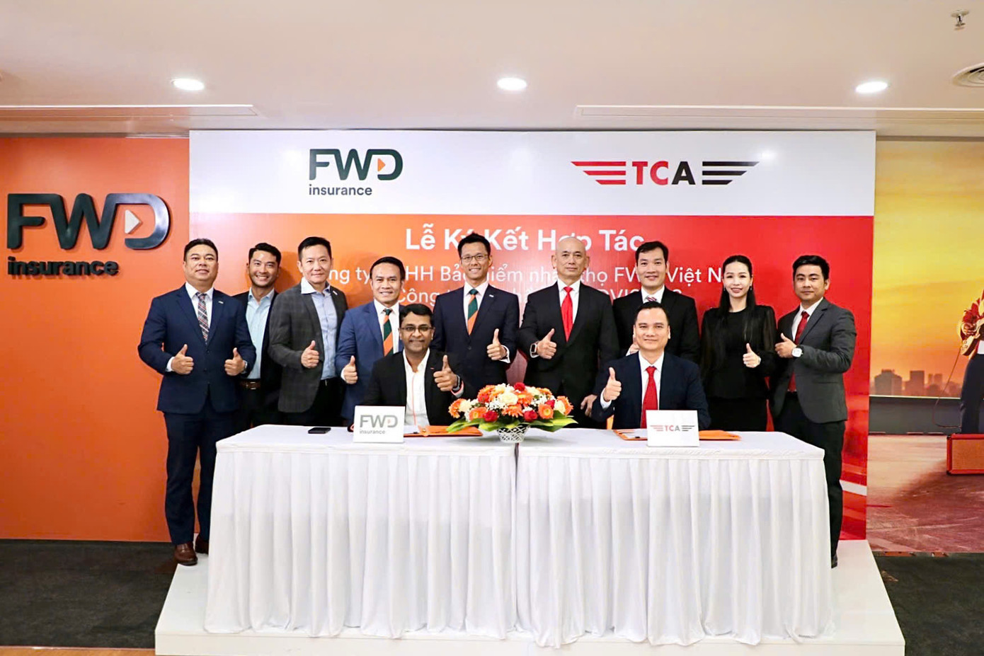 FWD Việt Nam đẩy mạnh phát triển kênh phân phối thông qua hợp tác với TCA. FWD Việt Nam đẩy mạnh phát triển kênh phân phối thông qua hợp tác với TCA.