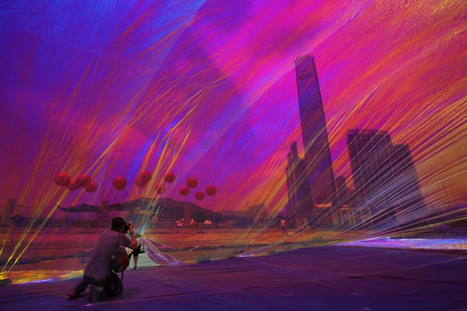 Một cuộc triển lãm tại Hong Kong. (Nguồn: AP)