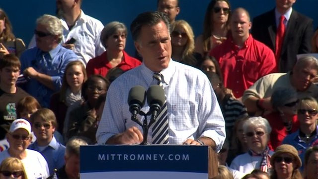 Ông Mitt Romney phát biểu tại Richmond, bang Virginia