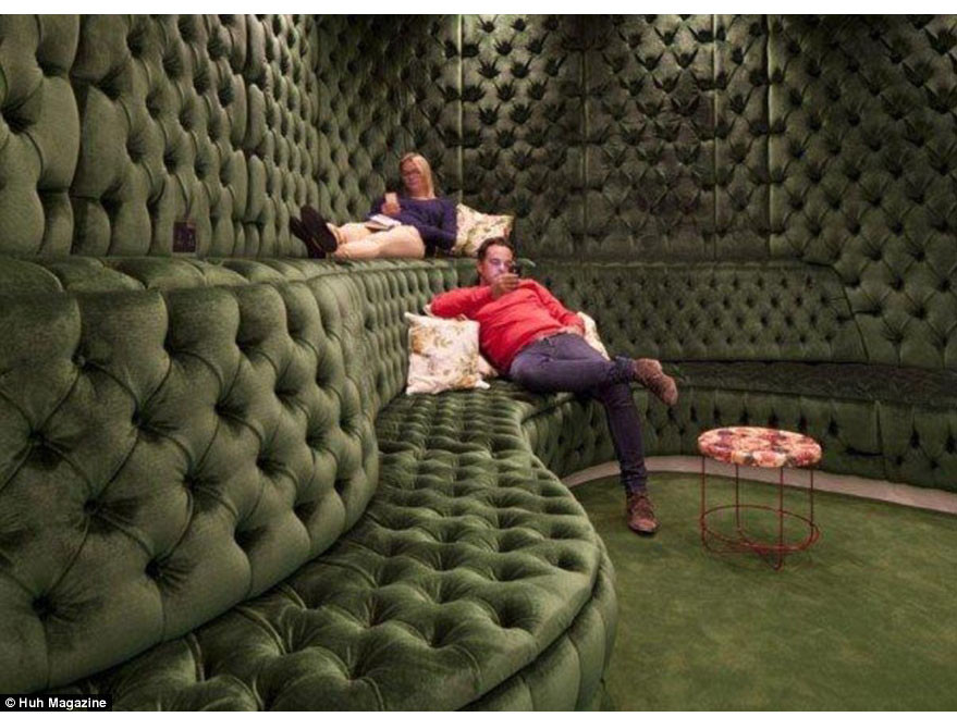 Phòng nghỉ ngơi đầy sáng tạo. Phòng nghỉ ngơi đầy sáng tạo