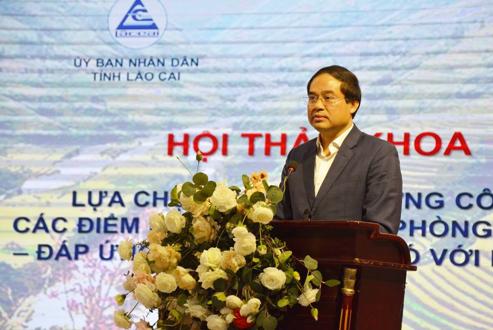 Ông Trịnh Xuân Trường, Chủ tịch UBND tỉnh Lào Cai phát biểu tại hội nghị. Ảnh: Cổng thông tin Lào Cai. Ông Trịnh Xuân Trường, Chủ tịch UBND tỉnh Lào Cai phát biểu tại hội nghị. Ảnh: Cổng thông tin Lào Cai.