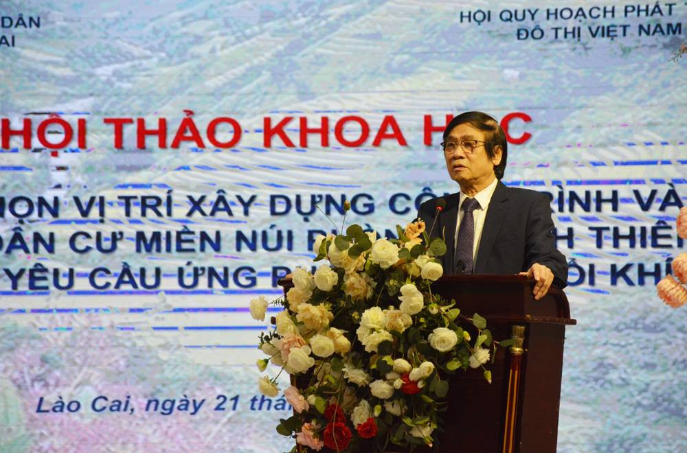 Ông Trần Ngọc Chính, Chủ tịch Hội Quy hoạch phát triển đô thị Việt Nam phát biểu tại hội nghị. Ảnh: Cổng thông tin tỉnh Lào Cai. Ông Trần Ngọc Chính, Chủ tịch Hội Quy hoạch phát triển đô thị Việt Nam phát biểu tại hội nghị. Ảnh: Cổng thông tin tỉnh Lào Cai.