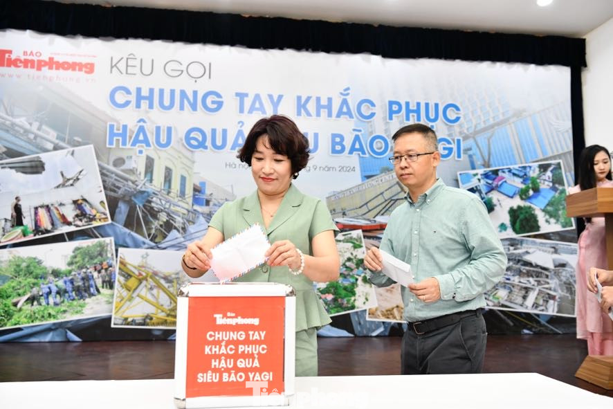 Bà Lê Hồng Hạnh, Chủ tịch Công đoàn Cơ quan TW Đoàn TNCS Hồ Chí Minh tham dự và ủng hộ. Về phía báo Tiền Phong có Tổng Biên tập, các Phó Tổng Biên tập, cán bộ, viên chức, người lao động tham dự lễ phát động và ủng hộ trực tiếp.