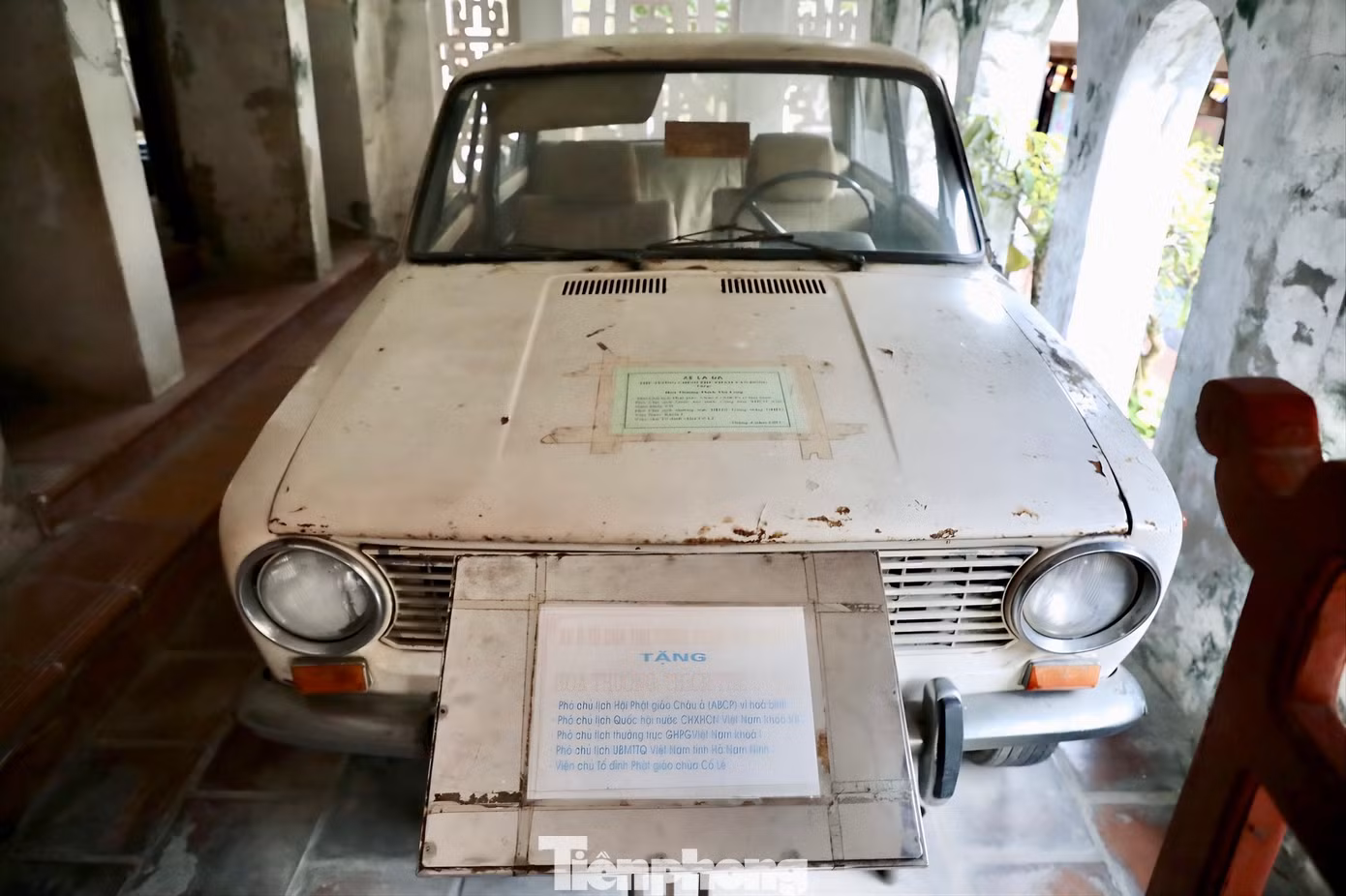 Xe của Thủ tướng Phạm Văn Đồng tặng Hòa thượng Thích Thế Long.